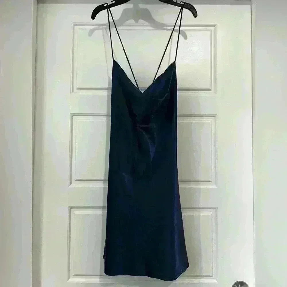 Princess Polly Annalise Dress with Jacket size 6 Navy - Picture 2 of 9